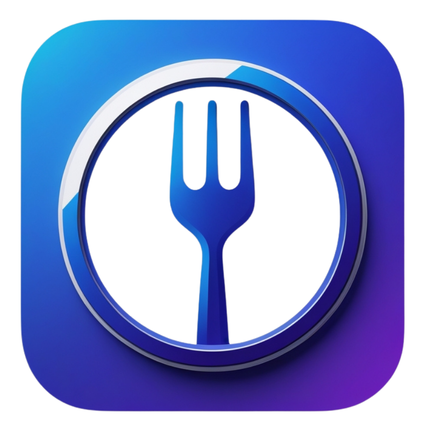 FoodLens - Logo de la app de nutrición inteligente con IA